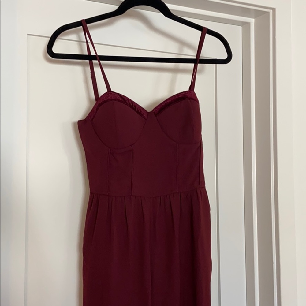 *Brand New* Burgundy Jumpsuit